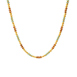 22K Gold & Enamel Colorful Krishna Chain - Virani Jewelers