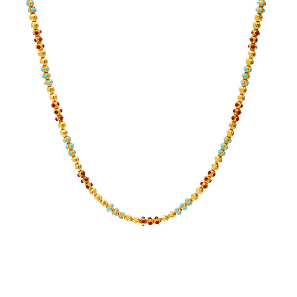 22K Gold & Enamel Colorful Krishna Chain - Virani Jewelers | 
Add a stylish flare to your look with 22K Gold & Enamel Colorful Krishna Chain from Virani. ...