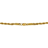 An image of the lobster claw clasp and rope chain of the 22K gold chain from Virani Jewelers. | Fall in love with the picturesque beauty of this 22K gold chain from Virani Jewelers!

Made with ...