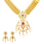 22K Gold Exquisite Kasu Jewelry Set - Virani Jewelers
