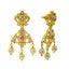 An image of the post on the Priscilla Kasu 22K gold earrings from Virani Jewelers.