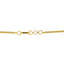 An image of the clasp on the Vilina Laxmi 22K gold necklace from Virani Jewelers