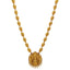 An image of the 22K gold Vilina Laxmi necklace from Virani Jewelers.
