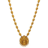 An image of the 22K gold Vilina Laxmi necklace from Virani Jewelers. | Turn heads at your next special event with this beautiful 22K gold necklace from Virani Jewelers!...