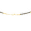 An image of the closure on a 22K gold necklace from Virani Jewelers