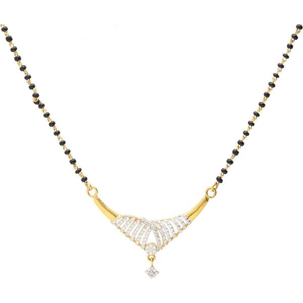22K Gold Mangalsutra Chain Necklace w/ Colorful Pendant. - Virani Jewelers | 


Shimmer and shine on your most important day with the 22K Gold Mangalsutra Chain Necklace w/ C...