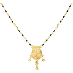 22K Gold Eternity Mangalsutra Chain Necklace - Virani Jewelers