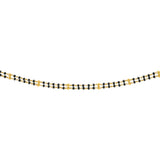 22K Gold Mangalsutra Black Beads Chain, Length 30inches - Virani Jewelers | 


Power up your newlywed look with a hint of sparkle; the 22K yellow gold mangalsutra chain with...