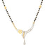 An image of the Saloni Mangalsutra 22K gold chain necklace from Virani Jewelers.