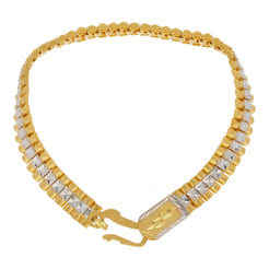 22K Multi Gold Men Bracelet W/ Rectangular frame for Men - Virani Jewelers