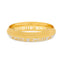 22K Gold Multitone Men's Kada Bangle W/ Yellow Gold Strip - Virani Jewelers