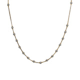 22K Multi Tone Gold Chain W/ Ball Accents & Box Link Chain - Virani Jewelers | 22K Multi Tone Gold Chain W/ Ball Accents & Box Link Chain for women. This elegant 22K multi ...