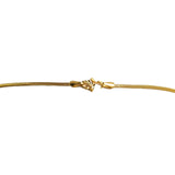 22K Multi Tone Gold Chain W/ Hand Painted Details & Draped Interlooped Chains - Virani Jewelers | 22K Two-Tone Gold Necklace Chain W/ Hand-Painted Details & Draped Interlooped Chains for wome...