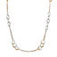22K Multi Tone Gold Chain W/ Inter Ring Designs - Virani Jewelers