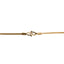 22K Multi Tone Gold Chain W/ Yellow & White Gold Looped Draped Accent - Virani Jewelers