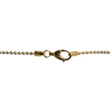 22K Multi Tone Gold Chain W/ Beaded Strand & Double Bead Draped Accent - Virani Jewelers |  22K Multi Tone Gold Chain W/ Beaded Strand & Double Bead Draped Accent for women. This elega...