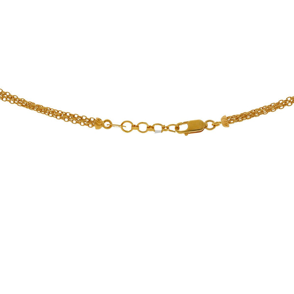 22K Gold Multi Tone Gold Divah Chain - Virani Jewelers | 
The 22K Multitone Gold Divah Chain from Virani Jewelers is the ideal chain for both day and even...