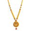 22K Yellow Gold Necklace And Earrings Set W/ Rubies, Emeralds, CZ Gems, Flower Charms & Pear Pendants - Virani Jewelers