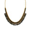 22K Yellow Gold Necklace & Earrings Set W/ Black Sapphires - Virani Jewelers