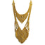 22K  Multi Tone Gold Necklace & Earrings Set W/ Beaded Filigree & Royal Double Collar Chandelier Display - Virani Jewelers