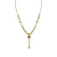 22K Multi Tone Gold Necklace & Earrings Set W/ Textured Gold Balls, Heart Disc Accents & Tassel Pendants - Virani Jewelers