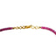 22K Yellow Gold Necklace & Earrings Set W/ Rubies, Black Sapphires & Emeralds - Virani Jewelers