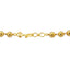 An image of the hook clasp on the glamorous 22K gold necklace from Virani Jewelers.
