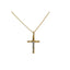 22K Multi Tone Gold Cross Pendant W/ White Gold Crucified Christ - Virani Jewelers