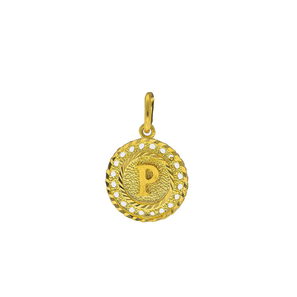 22K Yellow Gold Initial 'P' Pendant W/ Round Frame - Virani Jewelers | 


Personalize your chosen attire with this special 22K yellow gold initial ‘P’ pendant from Vira...