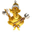 22K Yellow Gold Indian War Elephant Pendant - Virani Jewelers