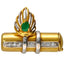 22K Multi-Tone Gold Emerald Leaf Pendant - Virani Jewelers