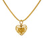 22K Yellow Gold Filigree Art "M" Pendant - Virani Jewelers