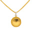 22K Yellow Gold Medallion Pendant