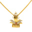 22K Yellow Gold Abstract Ganesh Pendant