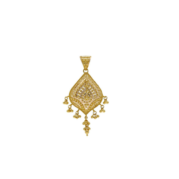 22K Yellow Gold Pendant & Earrings Set W/ Spindle Frame, Filigree & Drop Gold Balls - Virani Jewelers | 


Dazzle in the light of subtle fine gold jewelry like the elegant pieces of this 22K yellow gol...