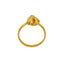 22K Yellow Gold Ring For Kids W/ Smooth Abstract Design - Virani Jewelers