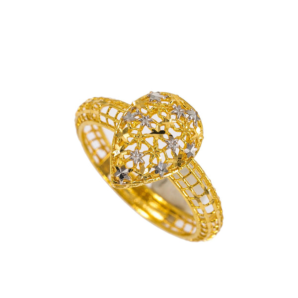 Glittering 22k Gold Ring for Women