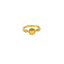 22K Yellow Gold Dainty Flower Ring - Virani Jewelers