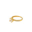 22K Gold Amoli Minimal Ring w/ CZ Stones - Virani Jewelers