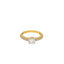 22K Gold Dayita Minimal Ring w/ CZ Stones - Virani Jewelers