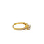 22K Gold Dayita Minimal Ring w/ CZ Stones - Virani Jewelers