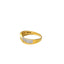 22K Yellow Gold & CZ Stone Ekta Minimal Ring - Virani Jewelers