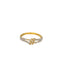 22K Gold & CZ Stone Mishka Minimal Ring - Virani Jewelers