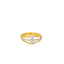 22K Yellow & White Gold Love Layers Ring - Virani Jewelers