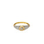 22K Yellow Gold Kashvi Minimal Ring w/ CZ Stones - Virani Jewelers