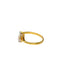 22K Yellow Gold & CZ Stone Dainty Om Ring - Virani Jewelers