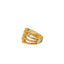 22K Yellow Gold Four Layer Beaded Ring - Virani Jewelers