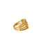 22K Yellow Gold Four Layer Beaded Ring - Virani Jewelers