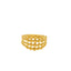 22K Yellow Gold Four Layer Beaded Link Ring - Virani Jewelers