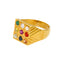 22K Yellow Gold Men's Sacred Stones Ring (10 grams)